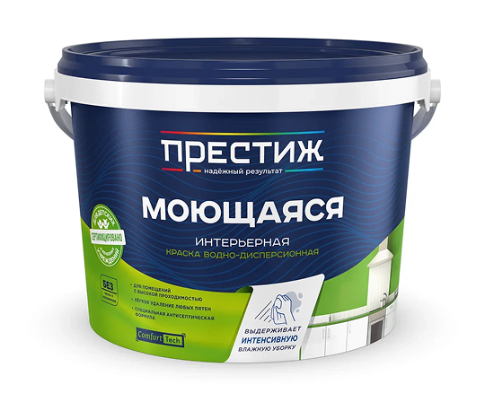 ПРЕСТИЖ Краска ВД-АК W4 моющаяся 4,5кг